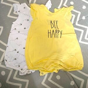 Rae Dunn be happy onesie